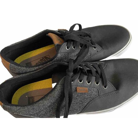 Vans Shoes Mens 11.5 Sneaker EUC Ortholite Winston DX Skate Leather - Picture 10 of 14